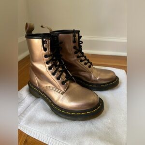 Dr. Martens Women's Bronze Boots Size 6